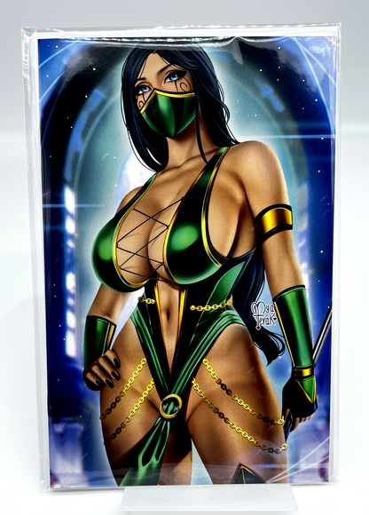 Totally Rad Mortal Kombat Jade MYA TERAK Virgin LIMITED EDITION 20 COPIES