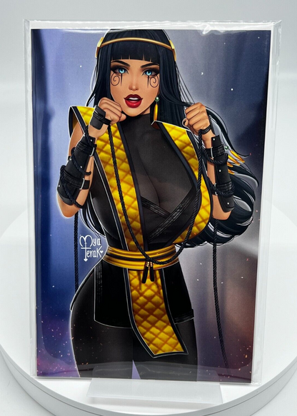 TOTALLY RAD SCORPION MYA TERAK MORTAL KOMBAT VIRGIN LIMITED EDITION 50