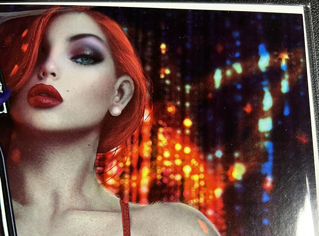 TOTALLY RAD HALLOWEEN JESSICA RABBIT SHIKARII LIMITED EDITION ARTIST PROOF 10/10