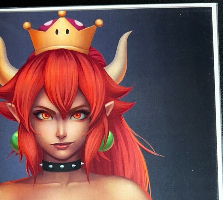 M HOUSE SUPER MARO BROS BOWSETTE CARLOS VASS VIRGIN MELINDA'S COMICS BOWSER