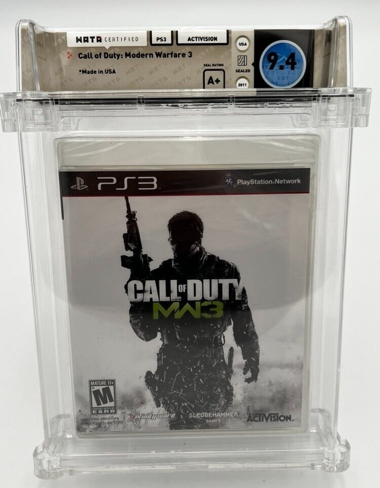 Call of Duty Modern Warfare 3 Playstation 3 NEW SEALED GRADED WATA 9.4 MW3 PS3