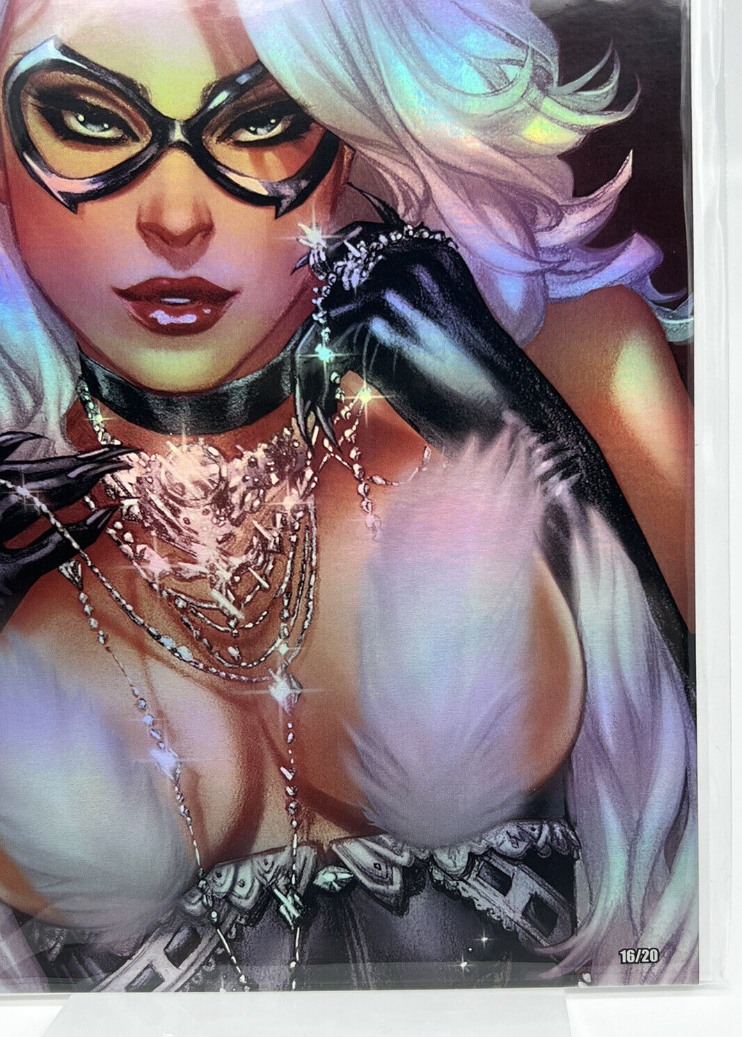 Power Hour #2 Black Cat Ebas Foil Preview CLOSE UP LIMITED EDITION #16/20 COPIES