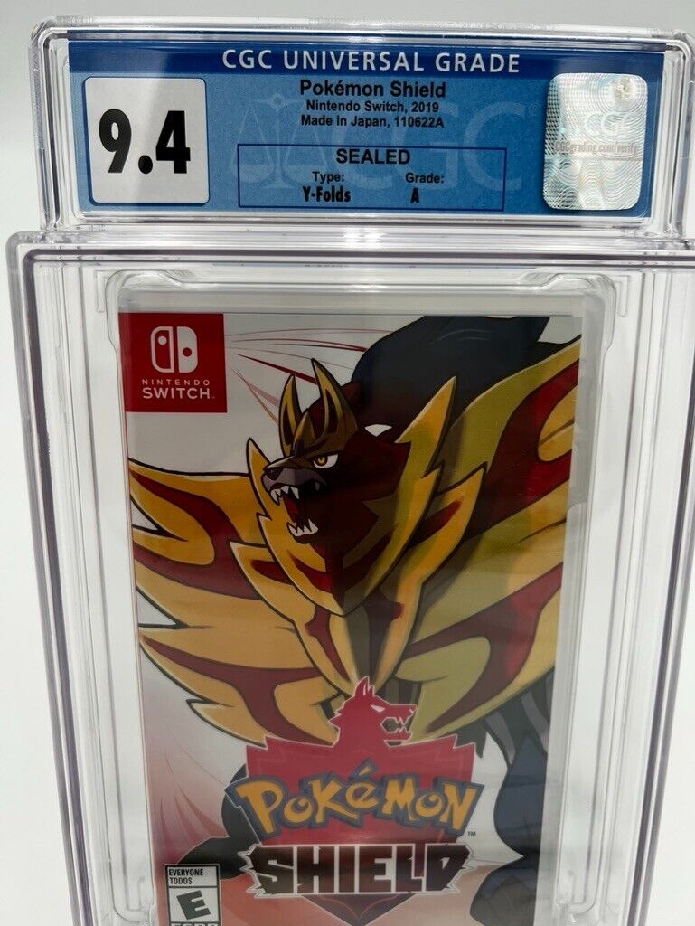 NEW Pokemon Shield Nintendo Switch VIDEO GAME SEALED GRADED CGC 9.4 WATA