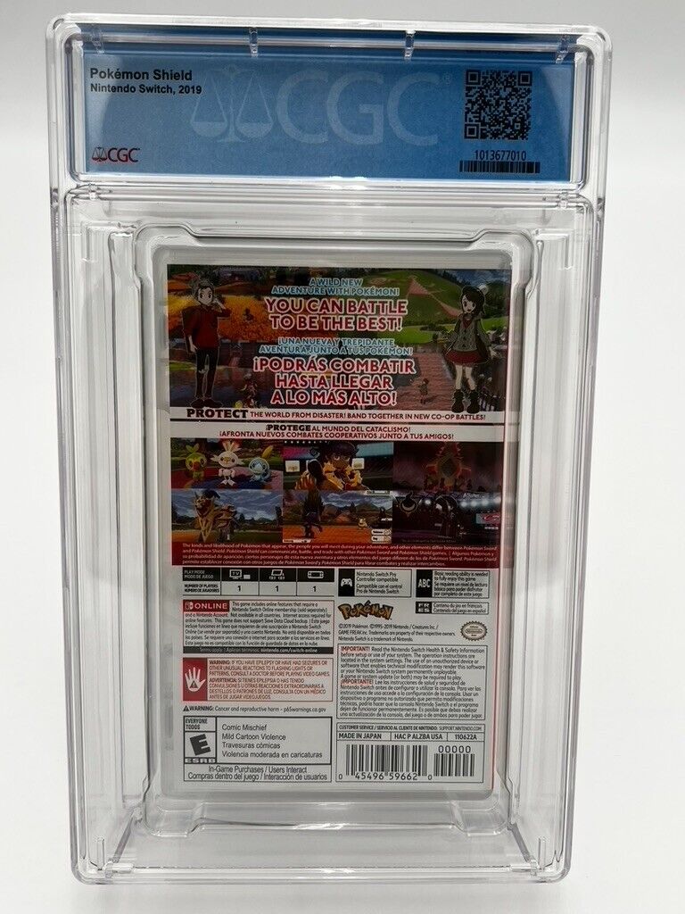 NEW Pokemon Shield Nintendo Switch VIDEO GAME SEALED GRADED CGC 9.4 WATA