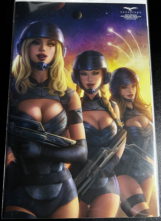 ZENESCOPE 2022 FEBRUARY MOVIE CLUB S SUN KHAMUNAKI STAR SHIP TROOPERS LTD 250