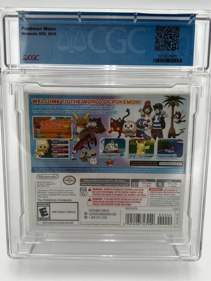 Pokémon Moon Nintendo 3DS  NEW SEALED GRADED CGC 9.6 VIDEO GAME