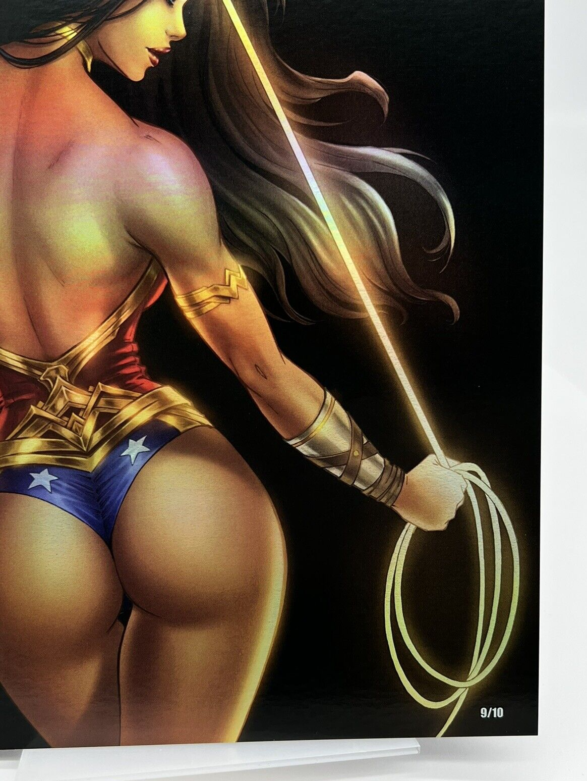 POWER HOUR #1 WONDER WOMAN DAWN MCTEIGUE VIRGIN FOIL LIMITED EDITION #9/10