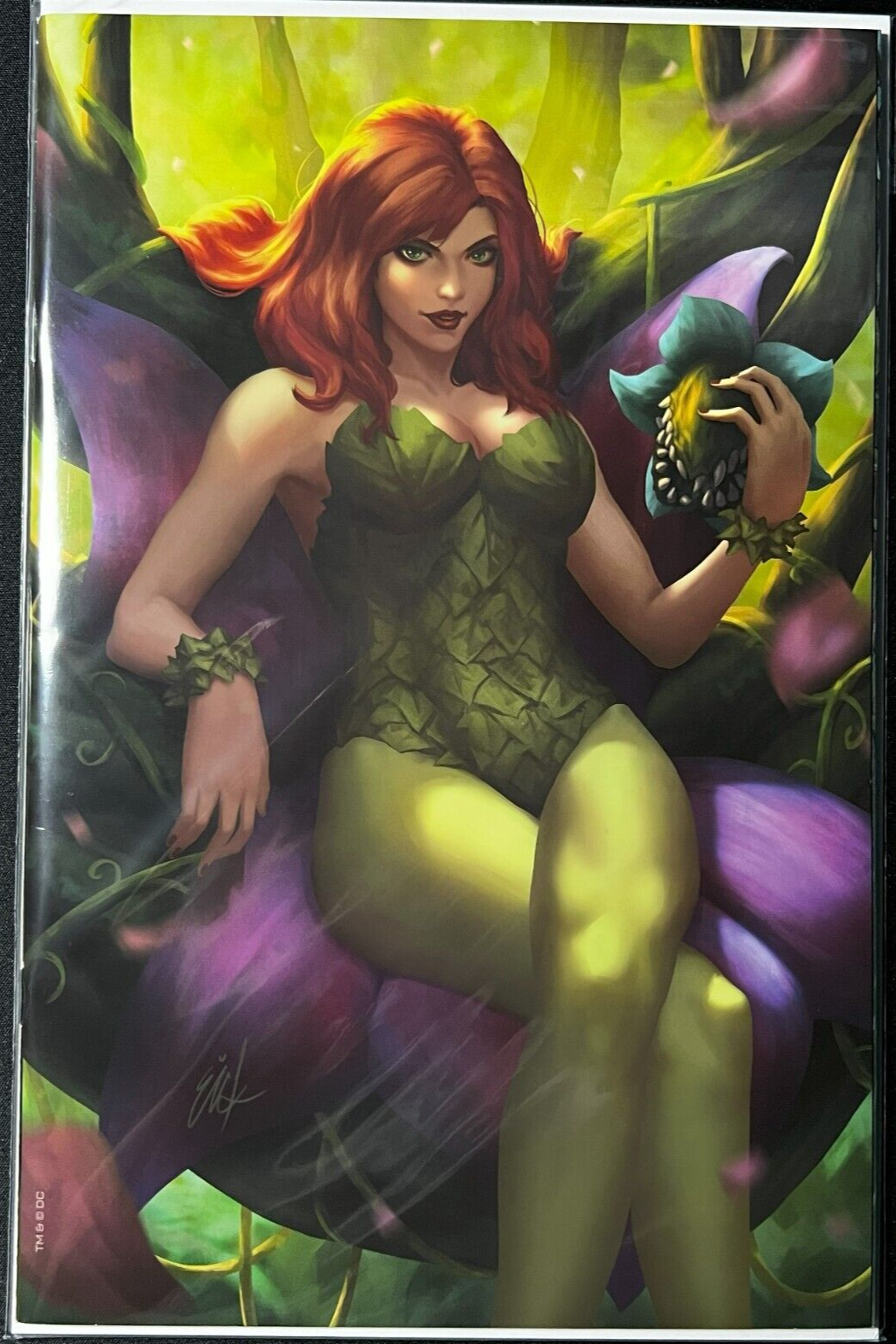 BATMAN FEAR STATE ALPHA #1 POISON IVY EJIKURE ARTGERM VIRGIN LIMITED 1250 COPIES