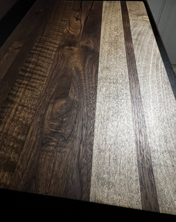 WALNUT & MAPE WOOD DECORATIVE PREMIUM QUALITY HARDWOOD THICK BOARD