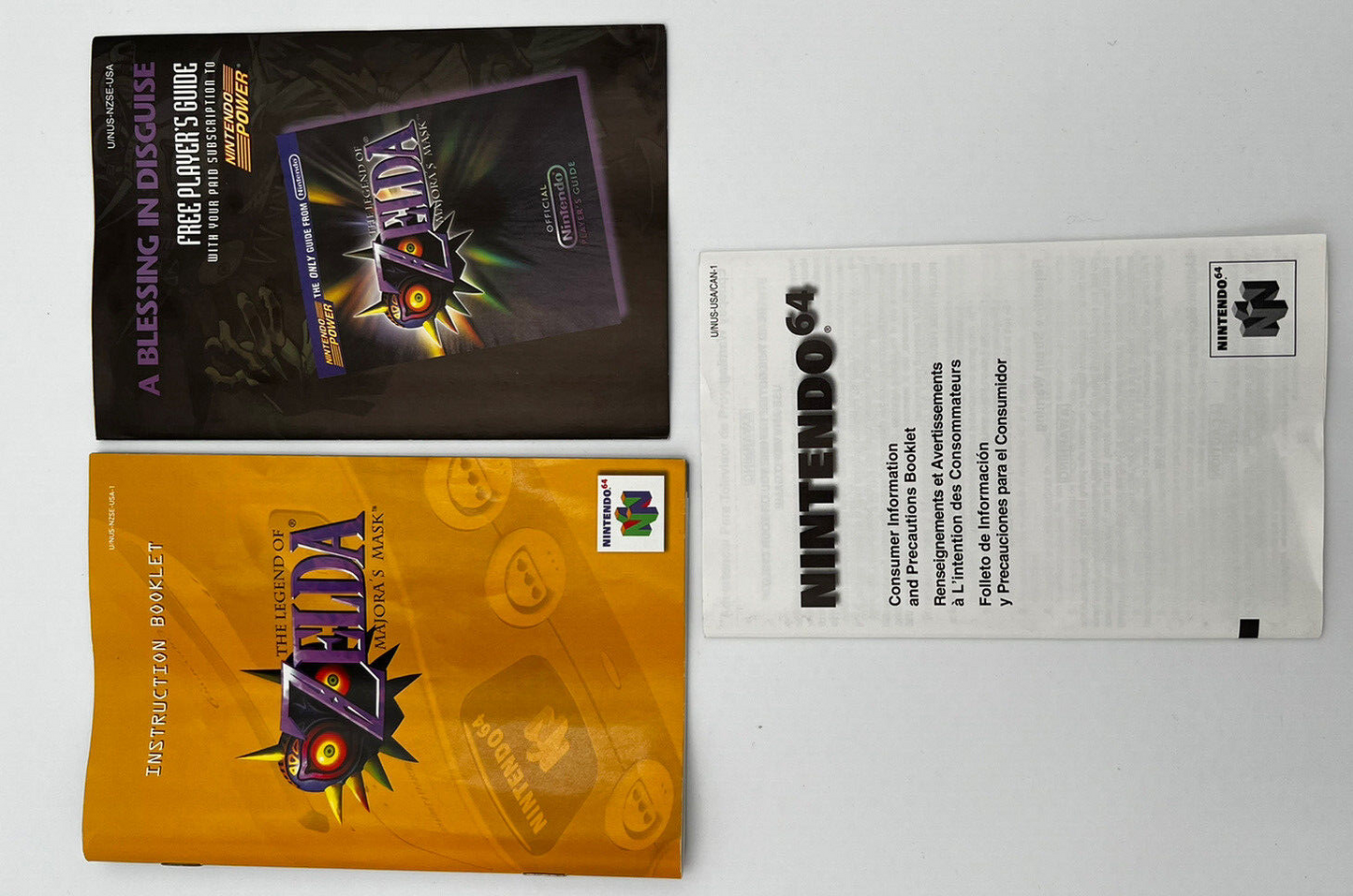 The Legend Of Zelda Majora’s Mask N64 CIB Nintendo 64 Complete In Box VIDEO GAME