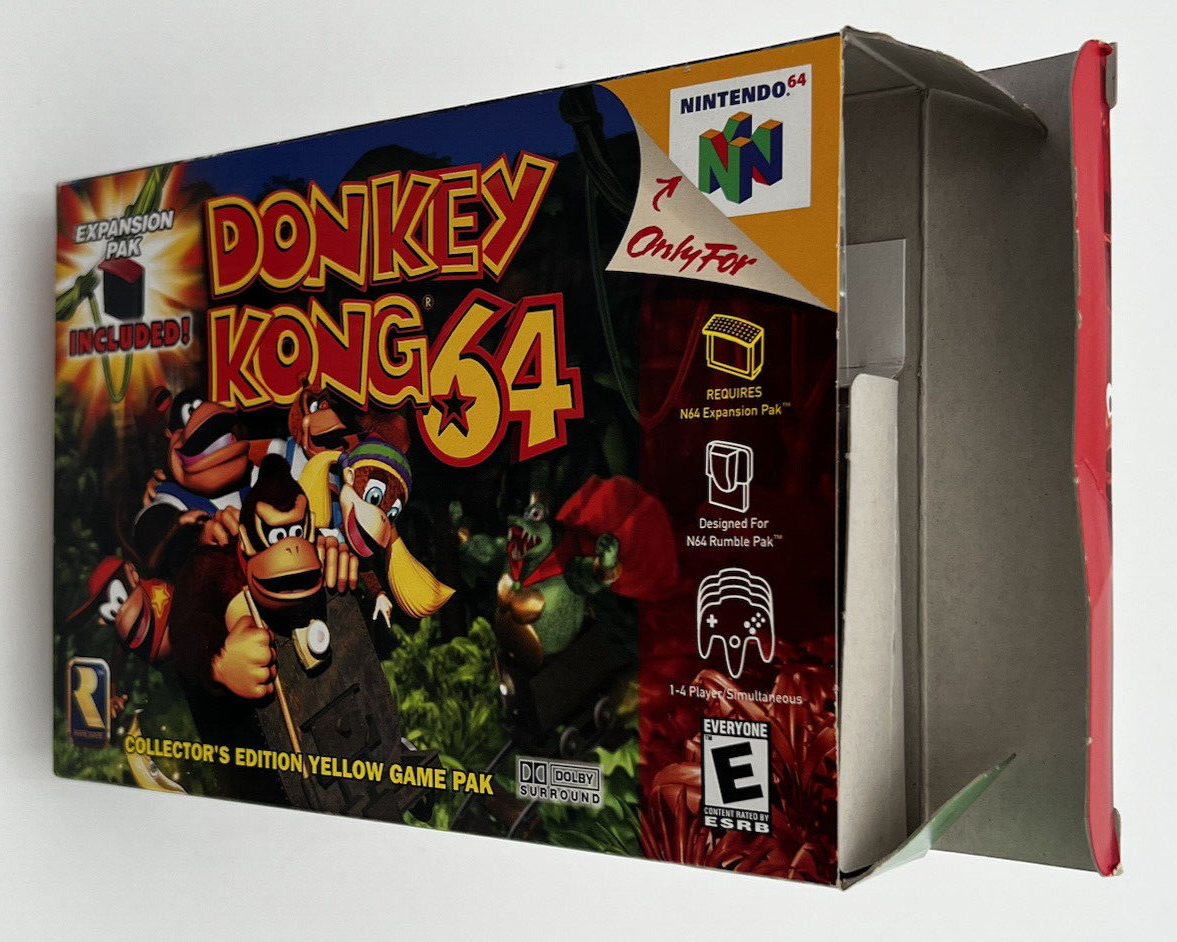 Donkey Kong 64 Complete in Box for Nintendo 64 (N64) CIB RETRO VIDEO GAME