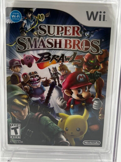 Super Smash Bros. Brawl Nintendo Wii SEALED GRADED CGC 9.2 VIDEO GAME WATA