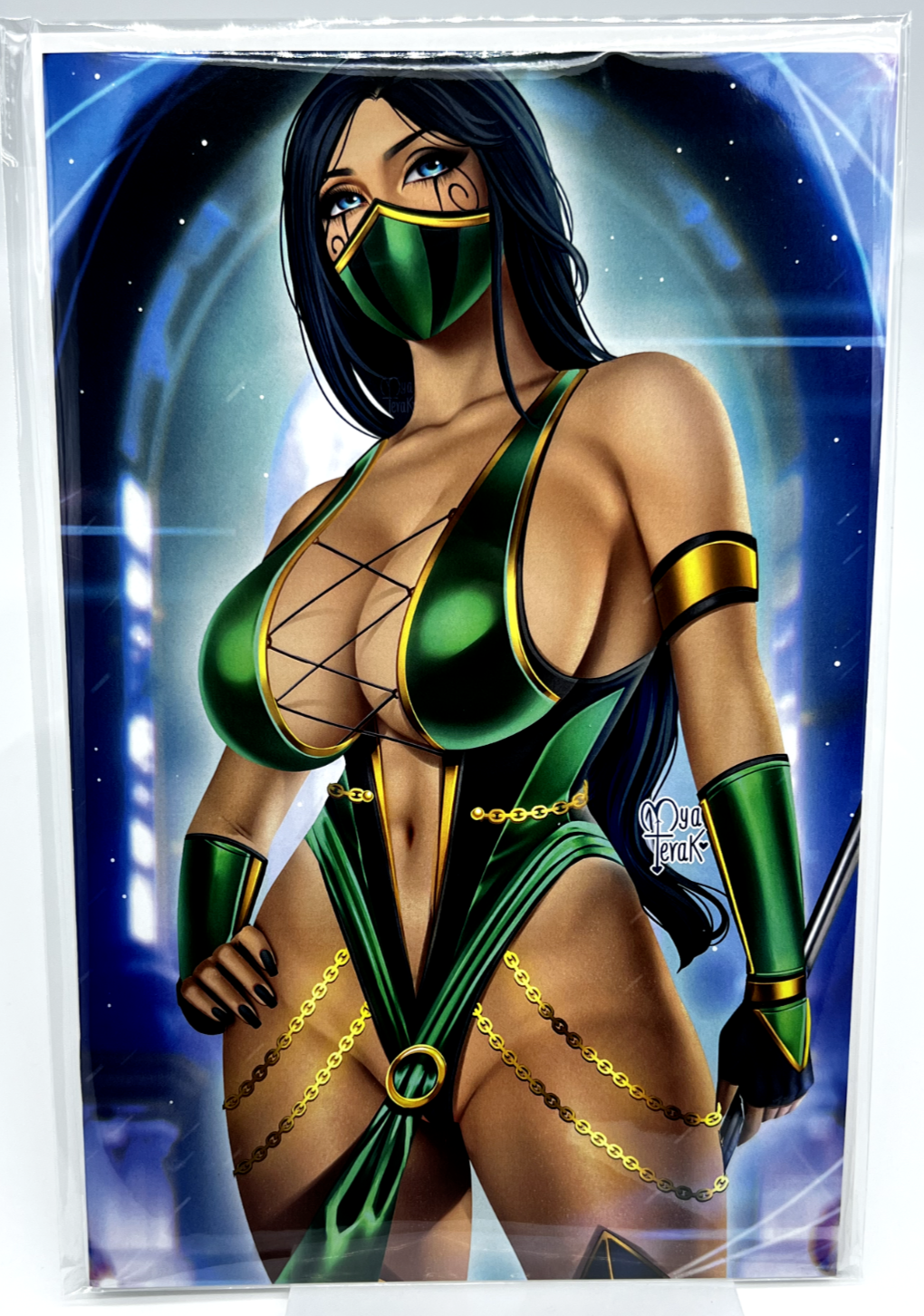 Totally Rad Mortal Kombat Jade MYA TERAK Virgin LIMITED EDITION 20 COPIES