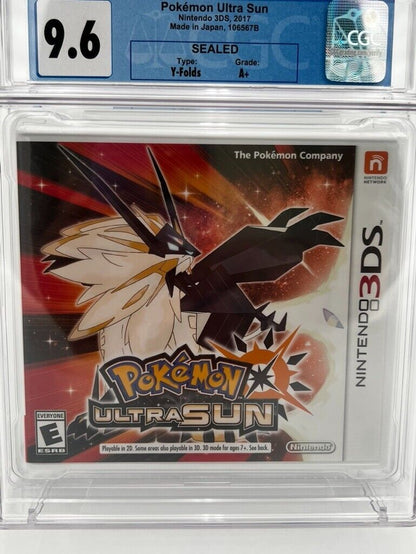 Pokemon Ultra Sun Nintendo 3DS NEW SEALED GRADED CGC 9.4 WATA VIDEO GAME