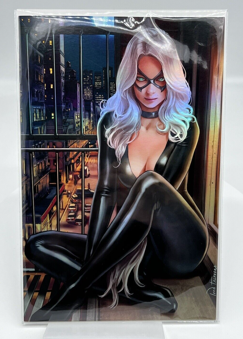 Mad Love #1 BLACK CAT IVAN TALAVERA VIRGIN FOIL LIMITED EDITION #2/10 COPIES