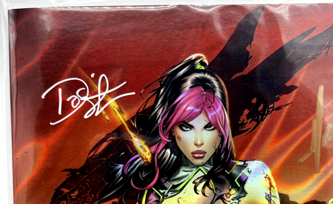 Prey For The Sinner #2 EBAS LAVA FOIL LIMITED EDITION #3/25 COPIES 2X SIGNED !!